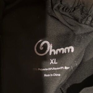 Smart Scrubs Black Women's Top with Silver Logo